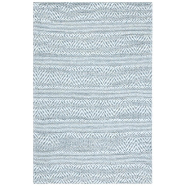 Safavieh 4 x 6 ft. Marbella Power Loomed Rectangle Area Rug, Blue MRB554M-4 - main